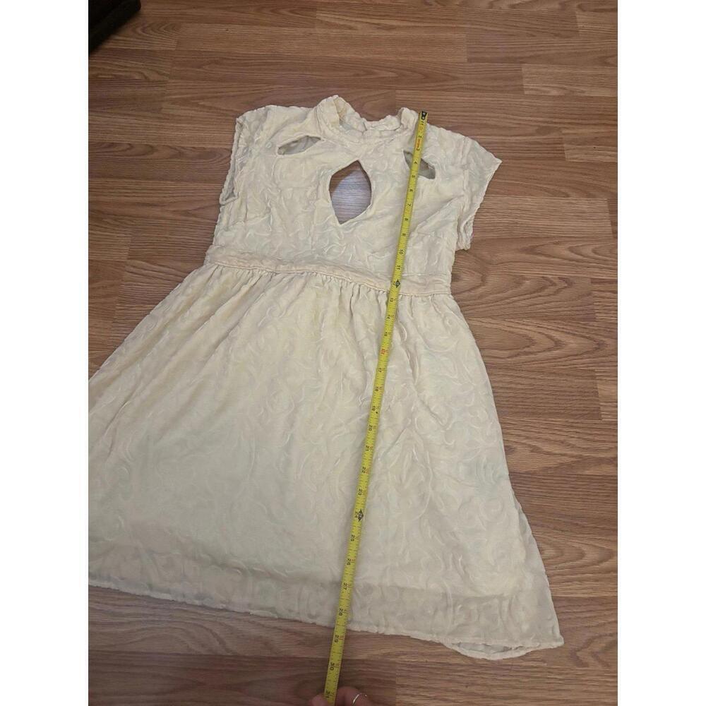 Free People X Lindsey Thornburg Cutout Velvet Dress Size 4 - Picture 3 of 9